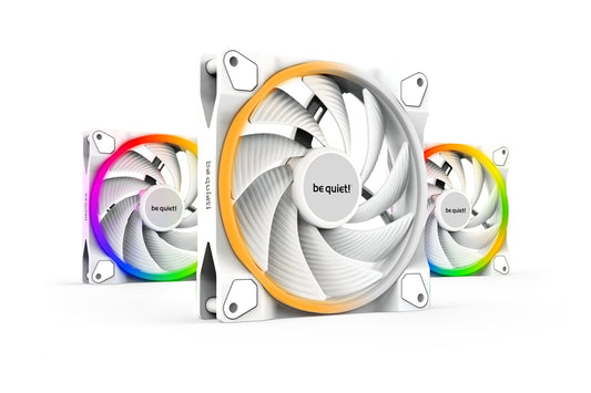 Be Quiet LIGHT WINGS WHITE 140mm PWM Triple-Pack (BL102)