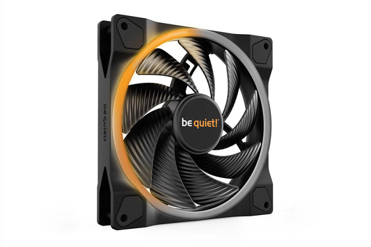 Be Quiet LIGHT WINGS 140mm PWM high-speed Impressive Lighting, Superior Cooling (BL075)