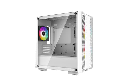 DEEPCOOL CC360 WH ARGB All-White Micro-ATX Case - 6933412774945 (R-CC360-WHAPM3-G-1)