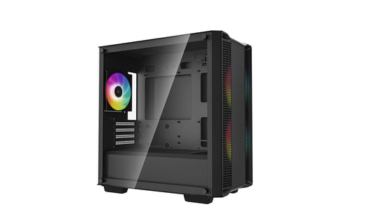 DEEPCOOL CC360 ARGB Micro-ATX Case - 6933412774976 (R-CC360-BKAPM3-G-1)