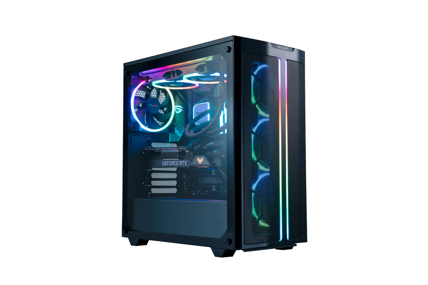 Be Quiet LIGHT WINGS 140mm PWM high-speed Triple-Pack Impressive Lighting, Superior Cooling (BL079)