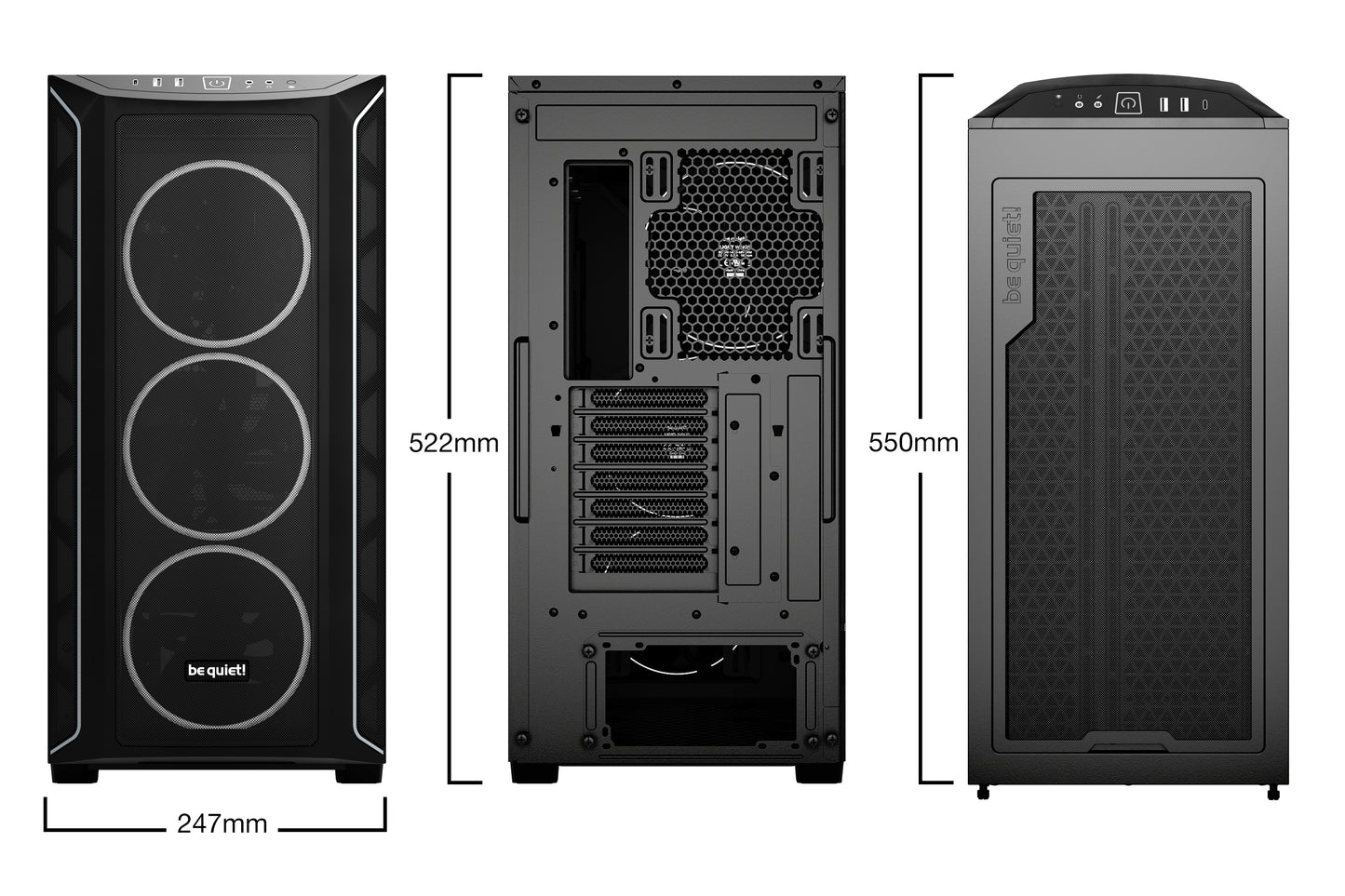 Be Quiet SHADOW BASE 800 FX Case (BGW63/BGW64)