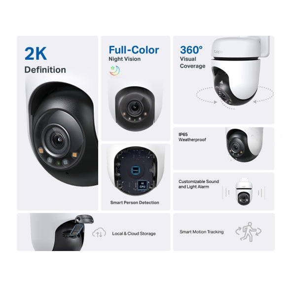 Tp-Link Tapo C510W I Outdoor Pan/Tilt Security WiFi Camera