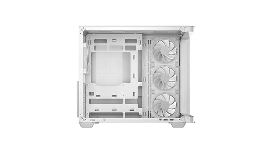 DeepCool CG530U 4F White Panoramic Curved Glass Dual Chamber ATX PC Case