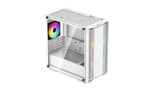 DEEPCOOL CC360 WH ARGB All-White Micro-ATX Case - 6933412774945 (R-CC360-WHAPM3-G-1)