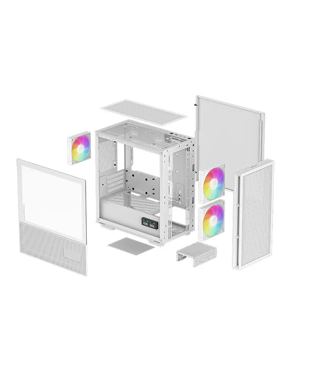 DEEPCOOL CH360 DIGITAL WHITE, Mini-ITX / Micro-ATX Case
