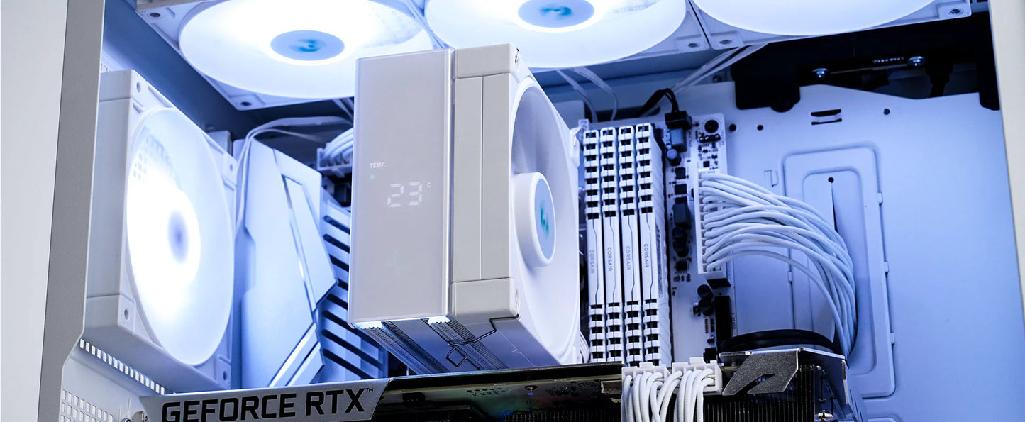 Deepcool AK400 Digital White (R-AK400-WHADMN-G)