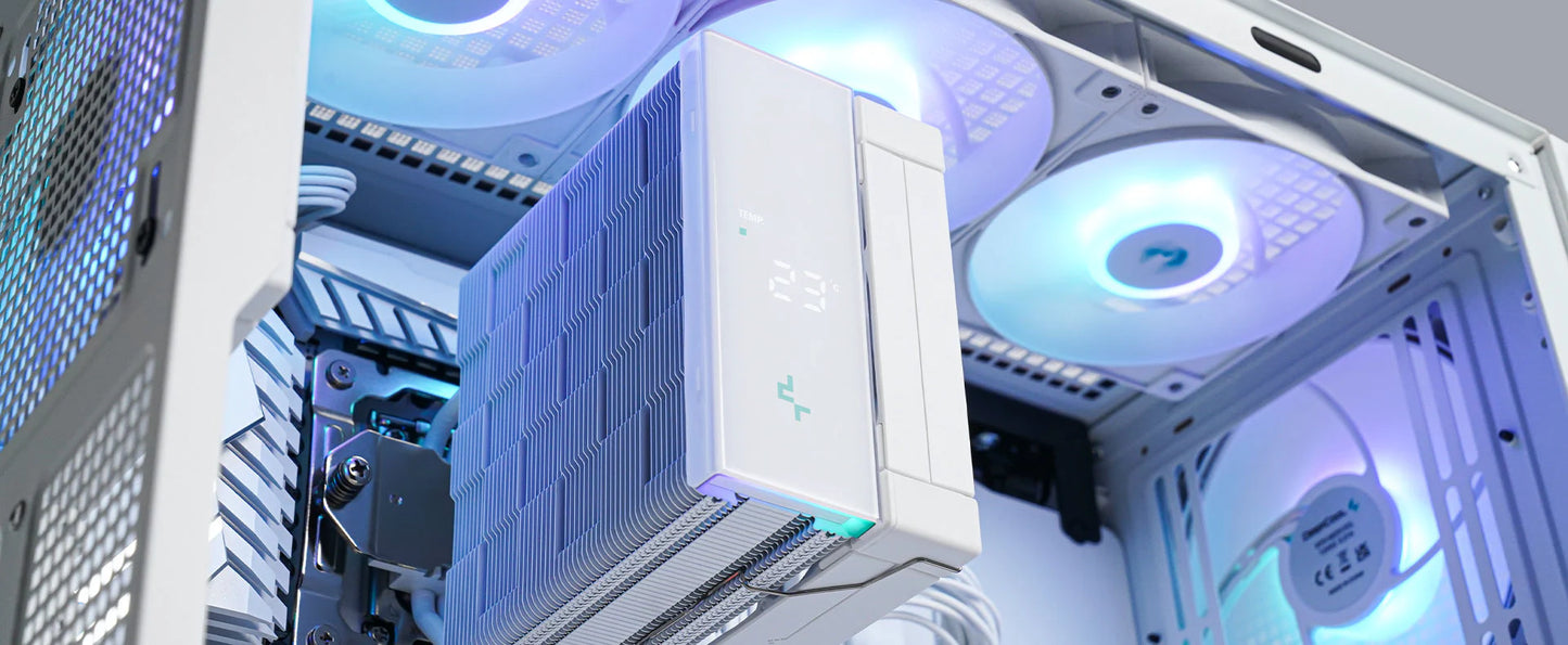 Deepcool AK400 Digital White (R-AK400-WHADMN-G)