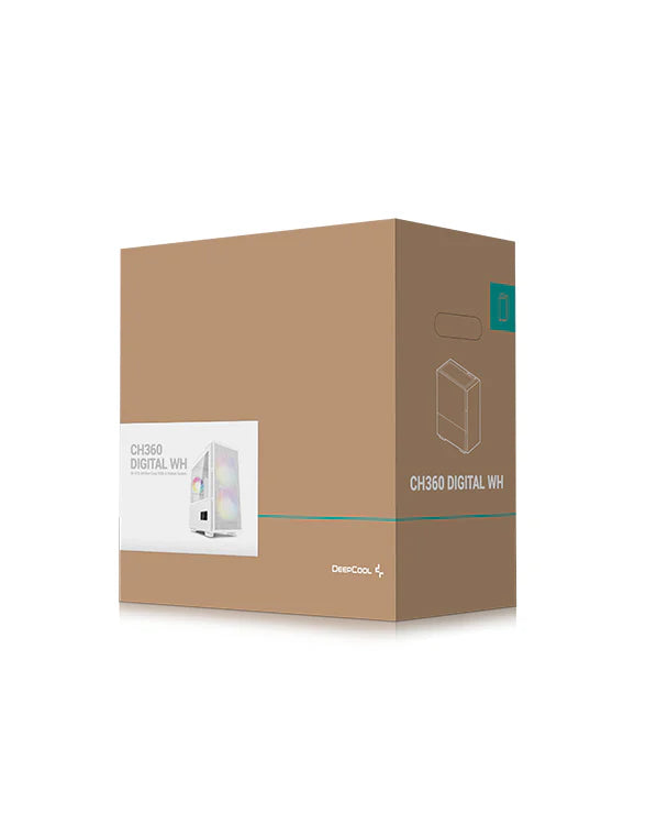 DEEPCOOL CH360 DIGITAL WHITE, Mini-ITX / Micro-ATX Case