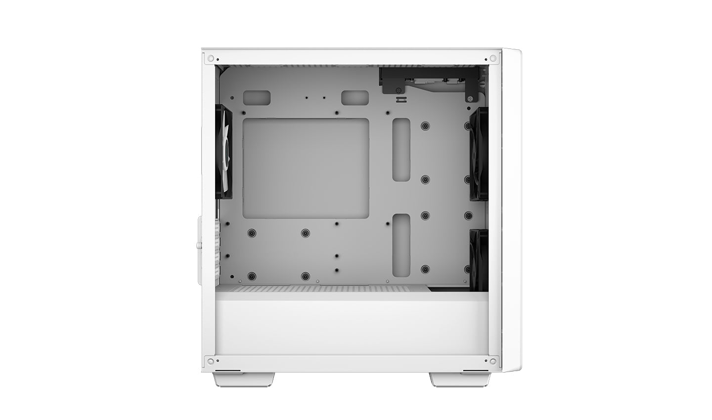 DEEPCOOL CC360 WH ARGB All-White Micro-ATX Case - 6933412774945 (R-CC360-WHAPM3-G-1)