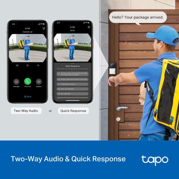 Tp-Link Tapo D130 I Tapo Smart Wired Video Doorbell