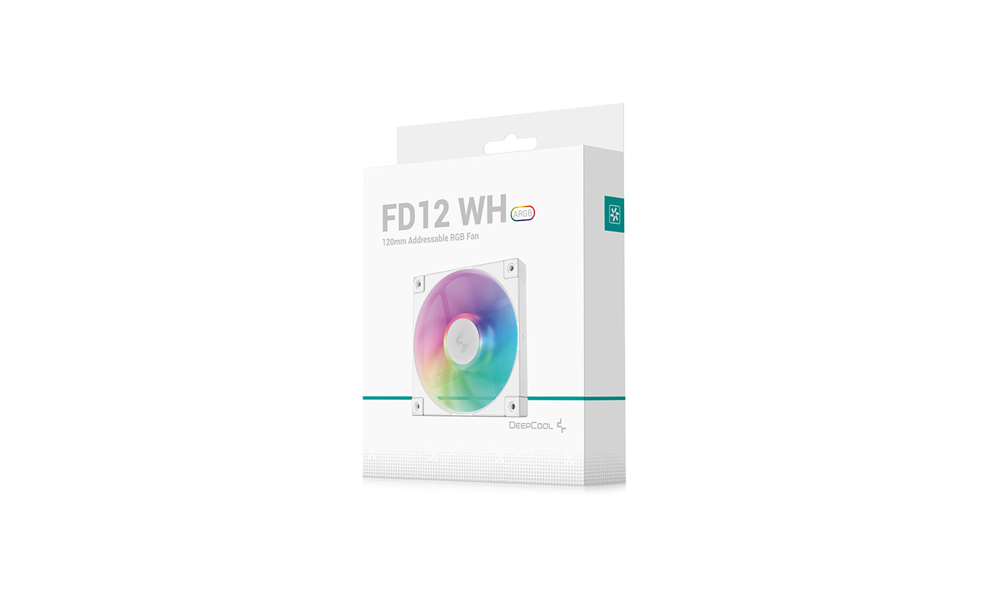 Deepcool FD12 ARGB single Black/White