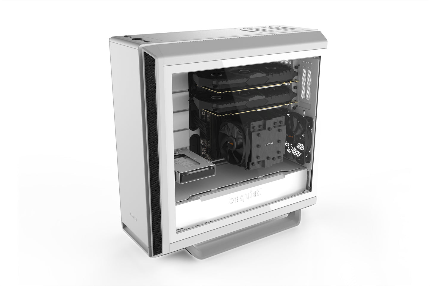Be Quiet SILENT BASE 802 Window White Excellent Versatility, Performance and Silence (BGW40)