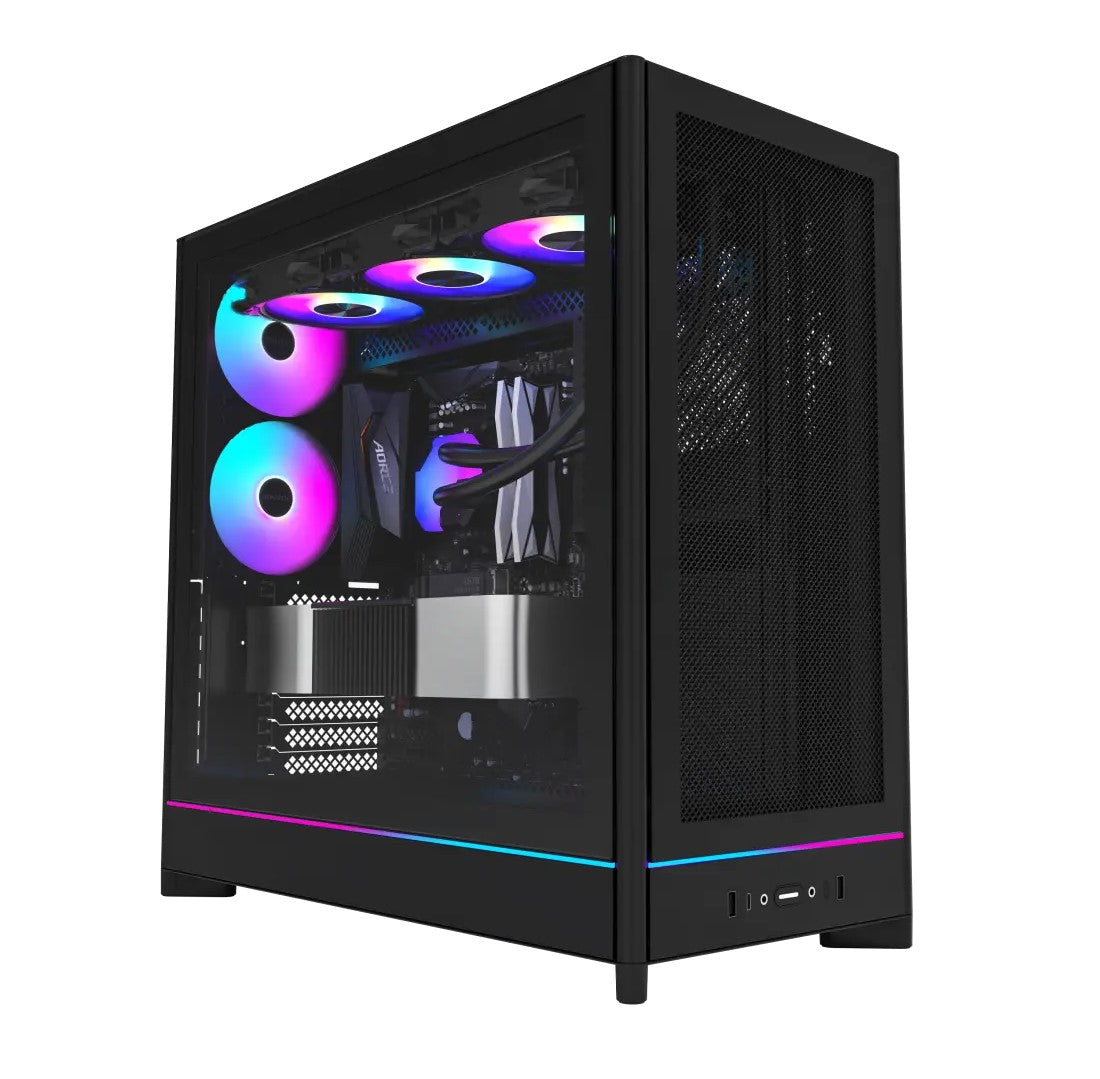 Montech HS01 Pro ATX Mid-Tower Black/White Case