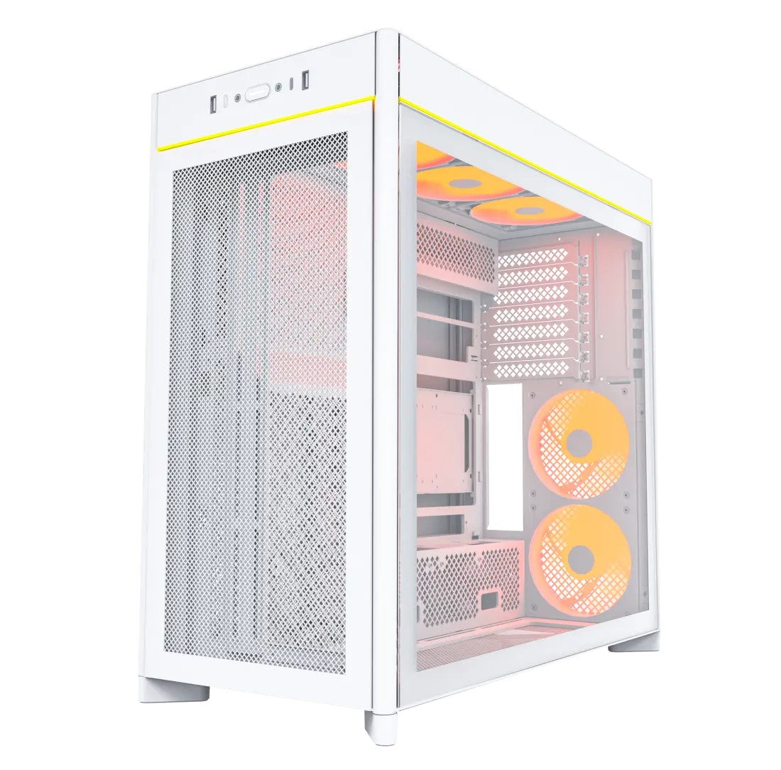 Montech HS01 Pro ATX Mid-Tower Black/White Case