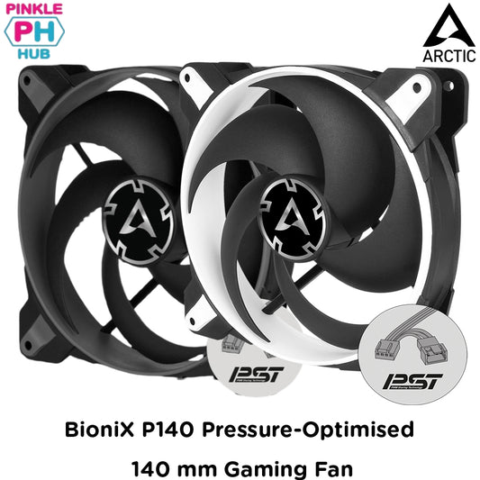 ARCTIC BioniX P140 Pressure-Optimised 140 mm Gaming Fan with PWM Sharing Technology