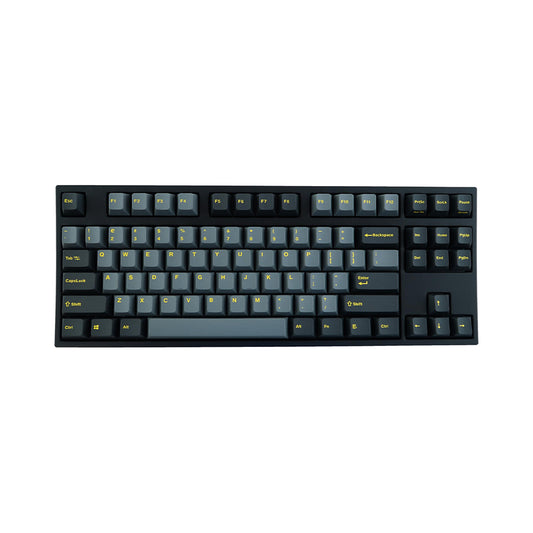 Leopold FC750R PD Ash Yellow - Cherry Silent Red, PBT Double Shot Keycap, TKL (87 Keys) (FC750RS/EGDPD(YF))