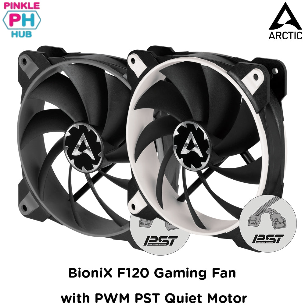 Arctic BioniX F120 Gaming Fan with PWM PST Quiet Motor, 200-1800 RPM