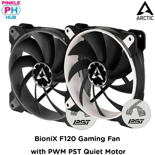 Arctic BioniX F120 Gaming Fan with PWM PST Quiet Motor, 200-1800 RPM