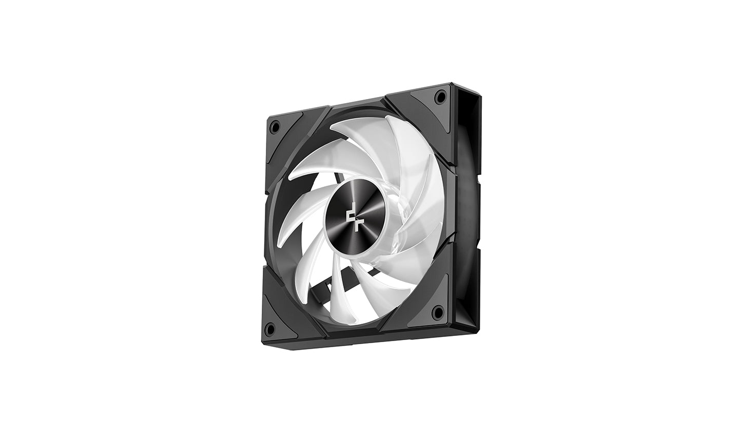 Deepcool CG580 4F, Tempered Glass, Black