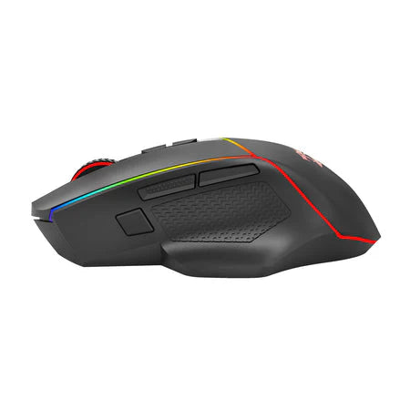 Redragon M814RGB-PRO Axe Pro RGB Tri-mode Gaming Mouse - Black