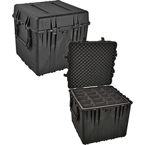 Pelican 0370 Protector Cube Case w/ Dividers Black