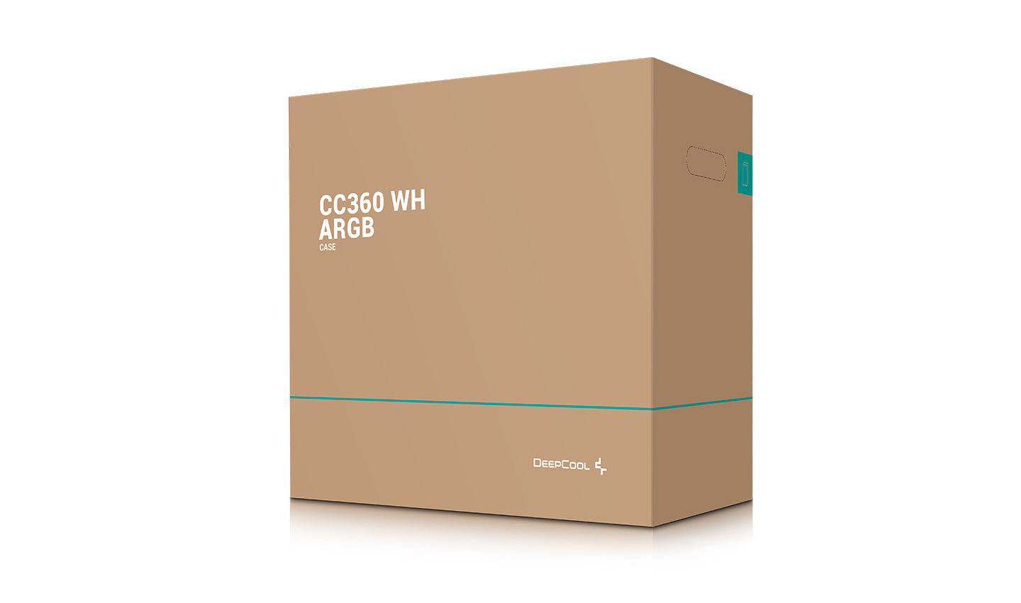 DEEPCOOL CC360 WH ARGB All-White Micro-ATX Case - 6933412774945 (R-CC360-WHAPM3-G-1)