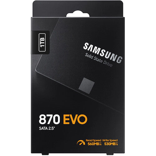 Samsung 870 EVO 1TB 2.5" SATA III 6 Gb/s (MZ-77E1T0B/BW)