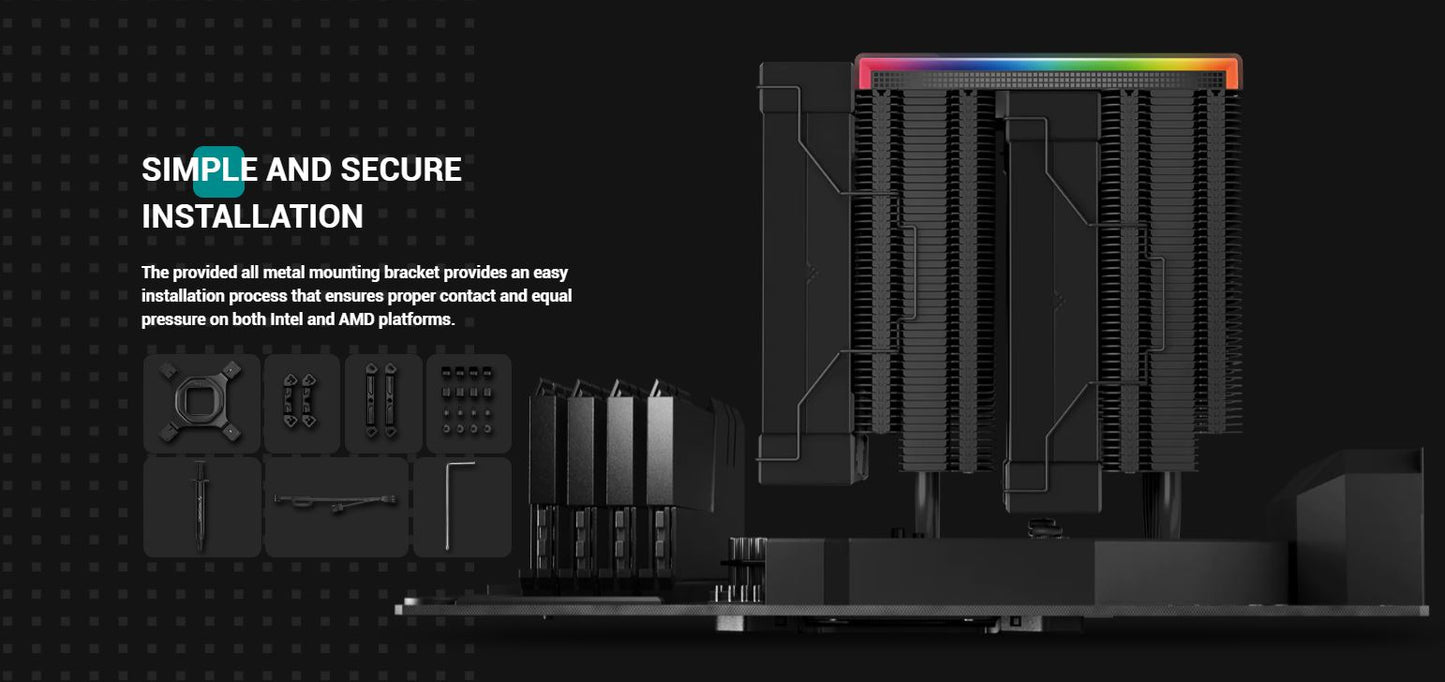 Deepcool AK620 DIGITAL Dual Tower Air Cooler