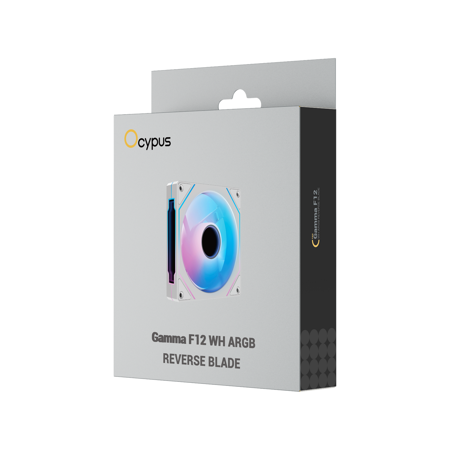 Ocypus Gamma F12 ARGB REVERSE BLADE Fan, PWM Smart Control