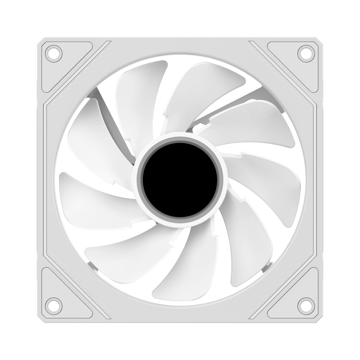 Ocypus Gamma F12 ARGB REVERSE BLADE Fan, PWM Smart Control