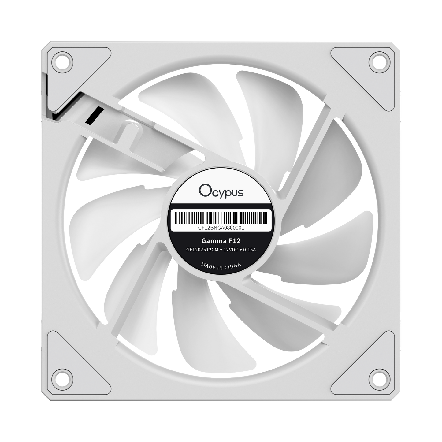Ocypus Gamma F12 ARGB REVERSE BLADE Fan, PWM Smart Control