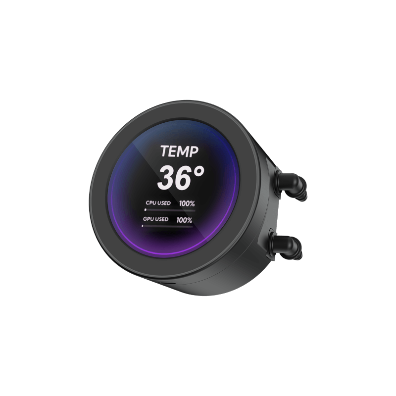 SAMA Q70 With 2.8" LCD 360mm AIO