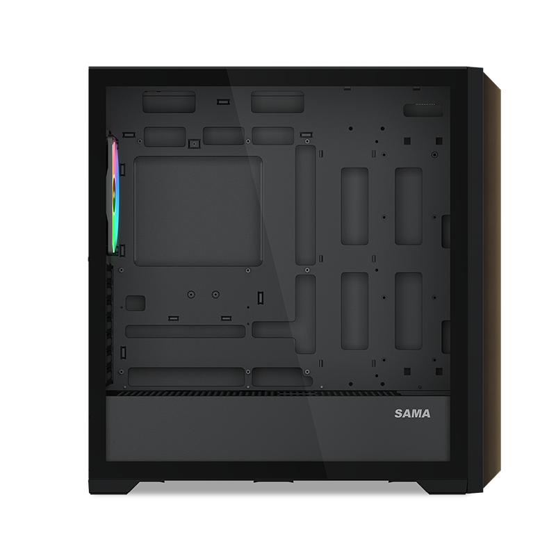 SAMA Z60 Walnut Wood ATX Mid-Tower Case