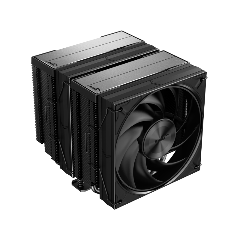 SAMA A60B Black Dual Tower CPU Cooler