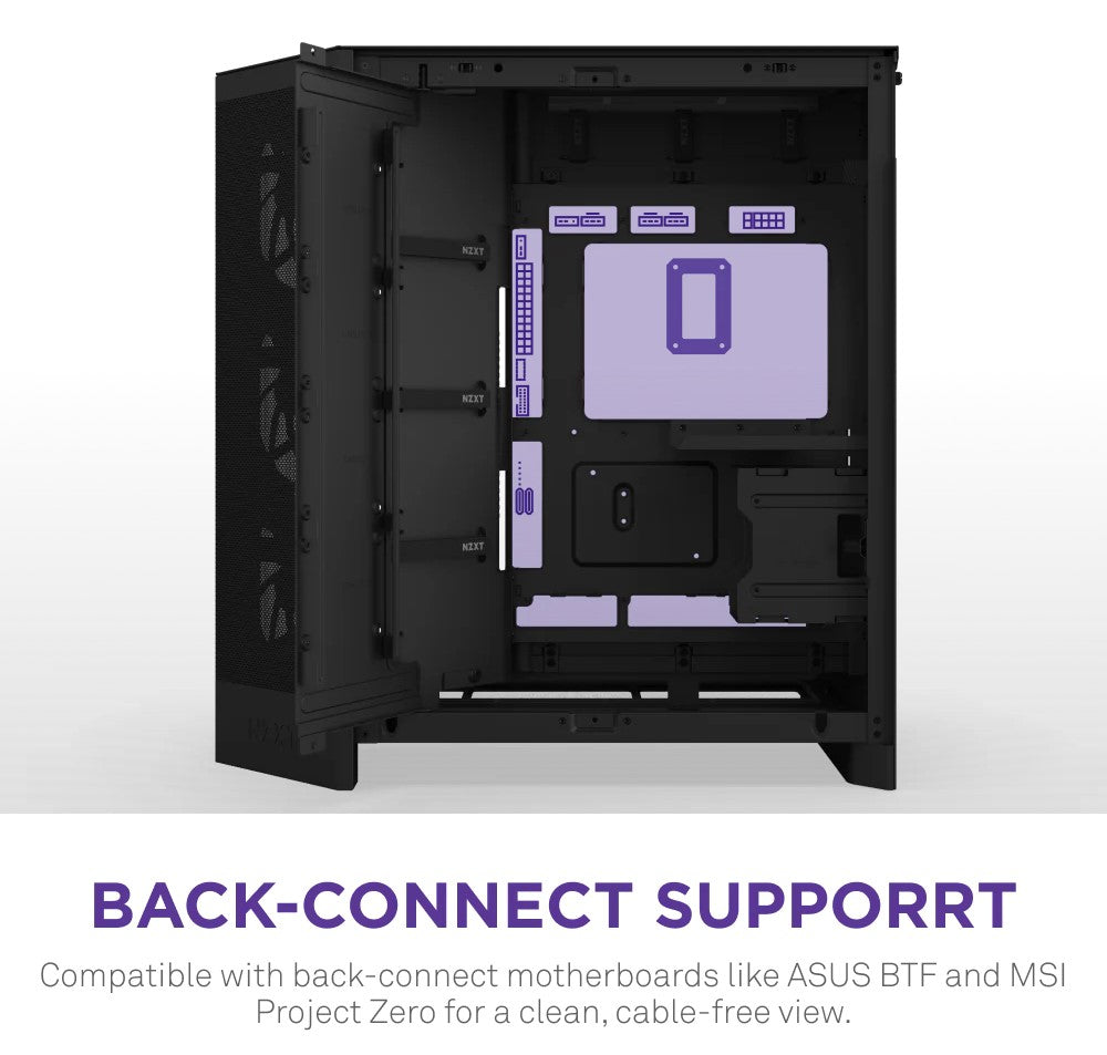 NZXT H9 Flow RGB+ Black Case