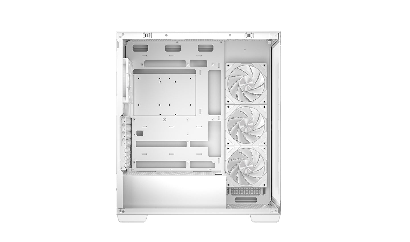 Deepcool CG580 4F, Tempered Glass, White