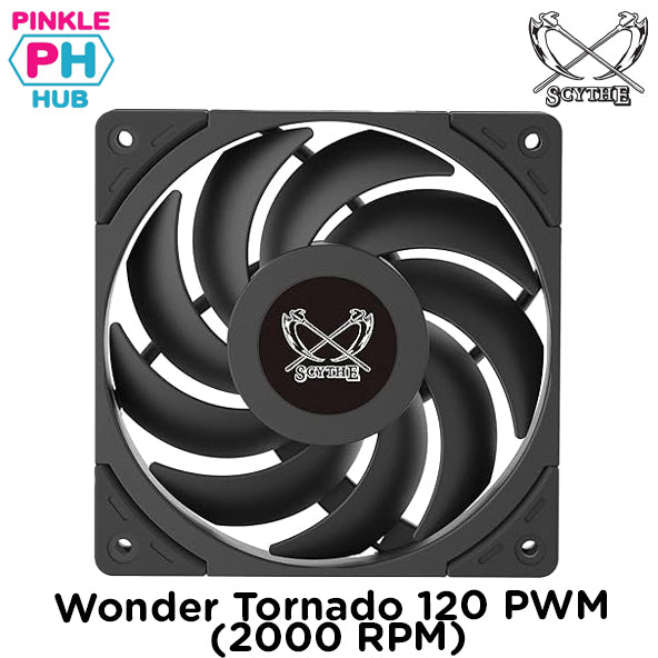Scythe Wonder Tornado 120 PWM 2000 RPM / 2500 RPM Single Fan