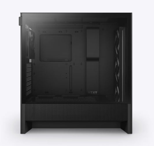 NZXT H5 Flow RGB Black Compact ATX Mid-Tower Airflow Case with RGB Fans (2024 Edition)