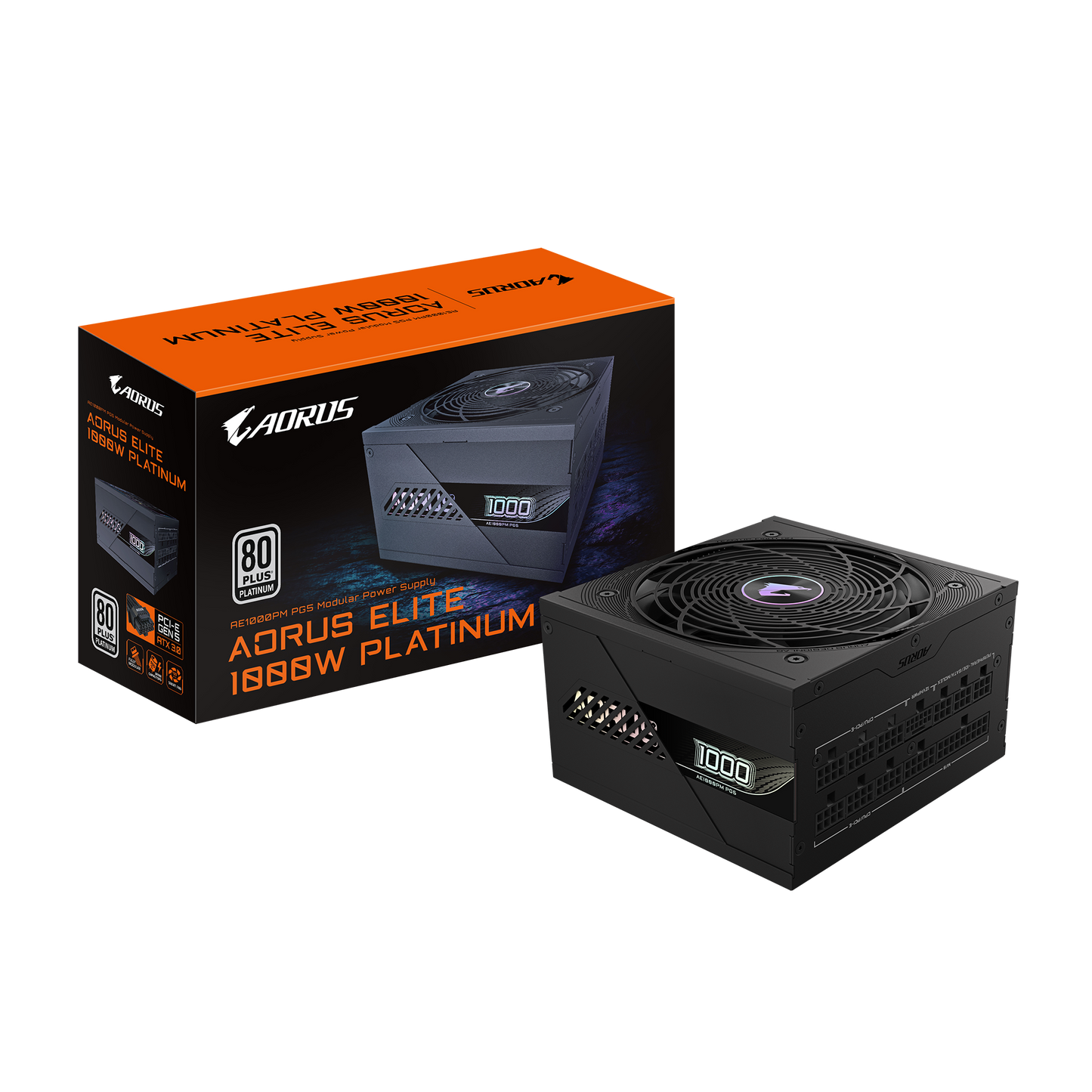 GIGABYTE AORUS ELITE P1000W 80+ Platinum Modular PCIe 5.0 (rev. 1.0) rev. 1.1