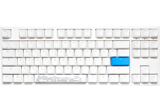DUCKY One 2 RGB TKL White Mechanical Keyboard