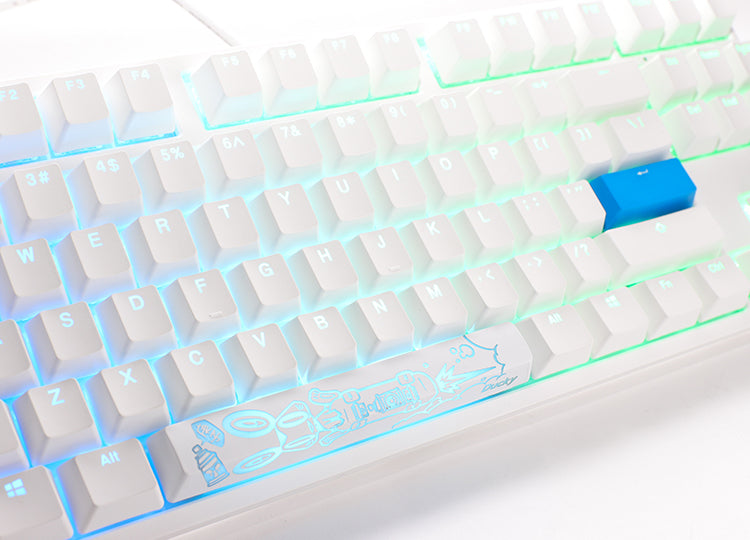 DUCKY One 2 RGB TKL White Mechanical Keyboard