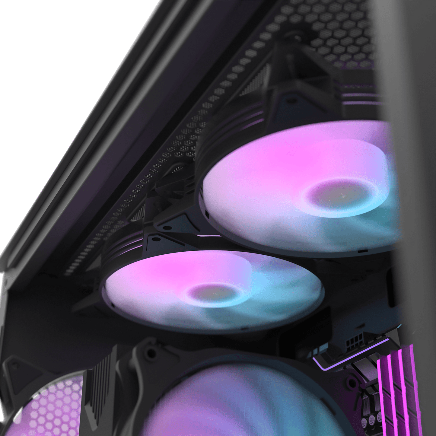 DarkFlash (C6) "120 x 120 x 25mm" A-RGB Cooling Fan (Black/White)