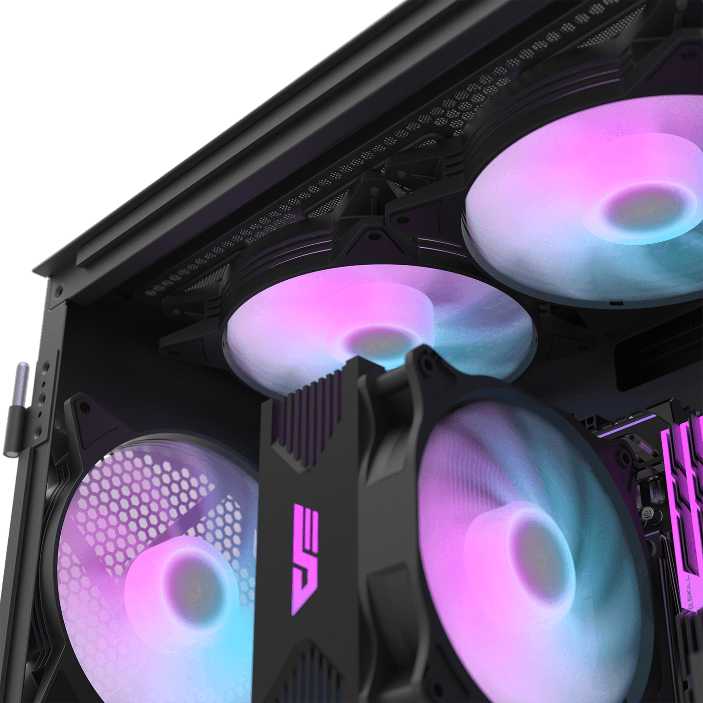 DarkFlash (C6) "120 x 120 x 25mm" A-RGB Cooling Fan (Black/White)