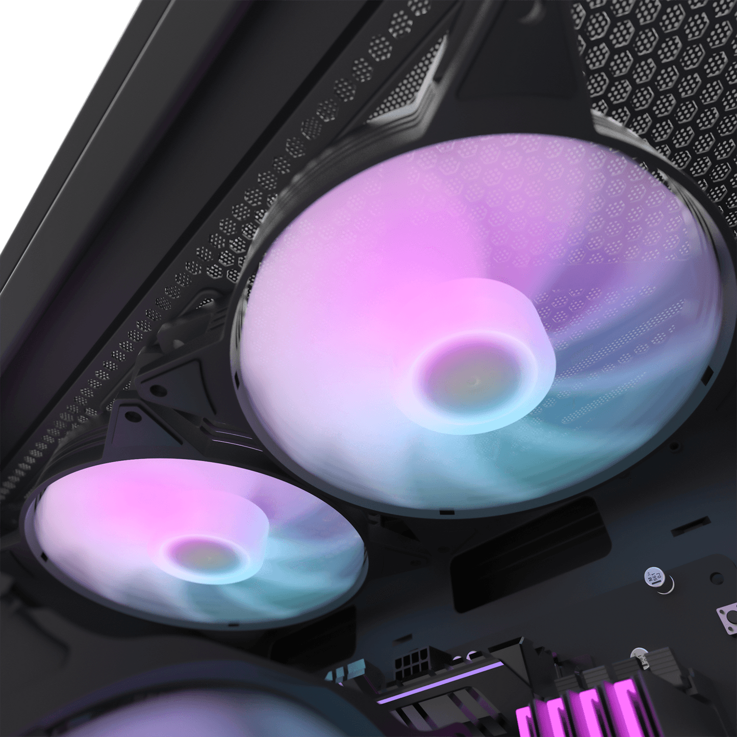 DarkFlash (C6) "120 x 120 x 25mm" A-RGB Cooling Fan (Black/White)