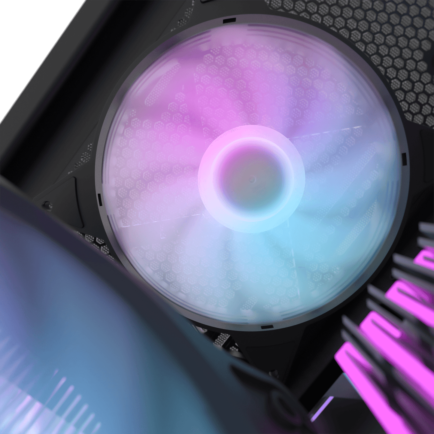 DarkFlash (C6) "120 x 120 x 25mm" A-RGB Cooling Fan (Black/White)