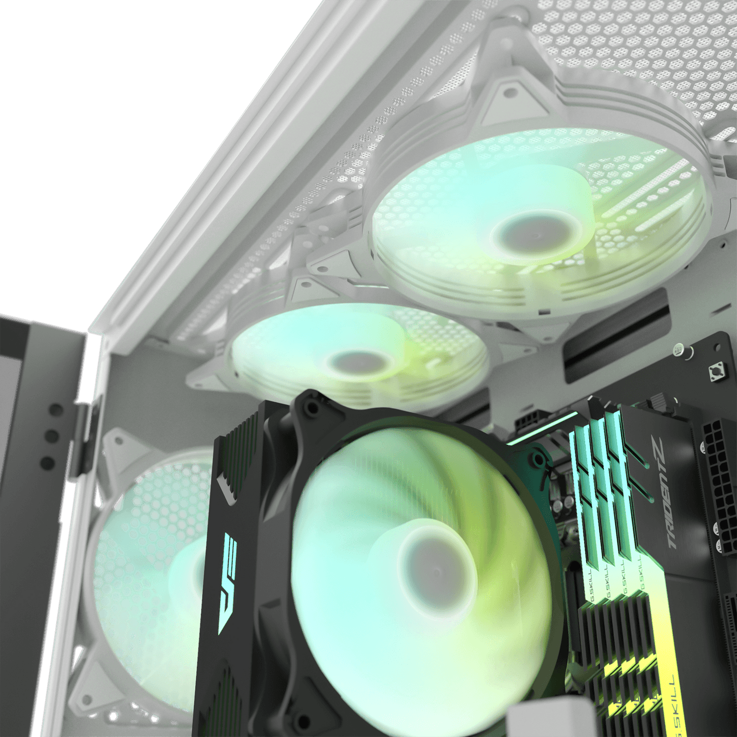 DarkFlash (C6) "120 x 120 x 25mm" A-RGB Cooling Fan (Black/White)