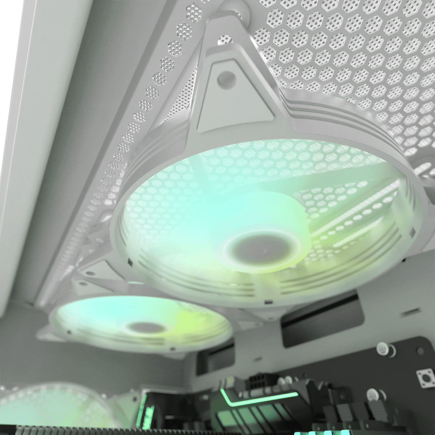 DarkFlash (C6) "120 x 120 x 25mm" A-RGB Cooling Fan (Black/White)