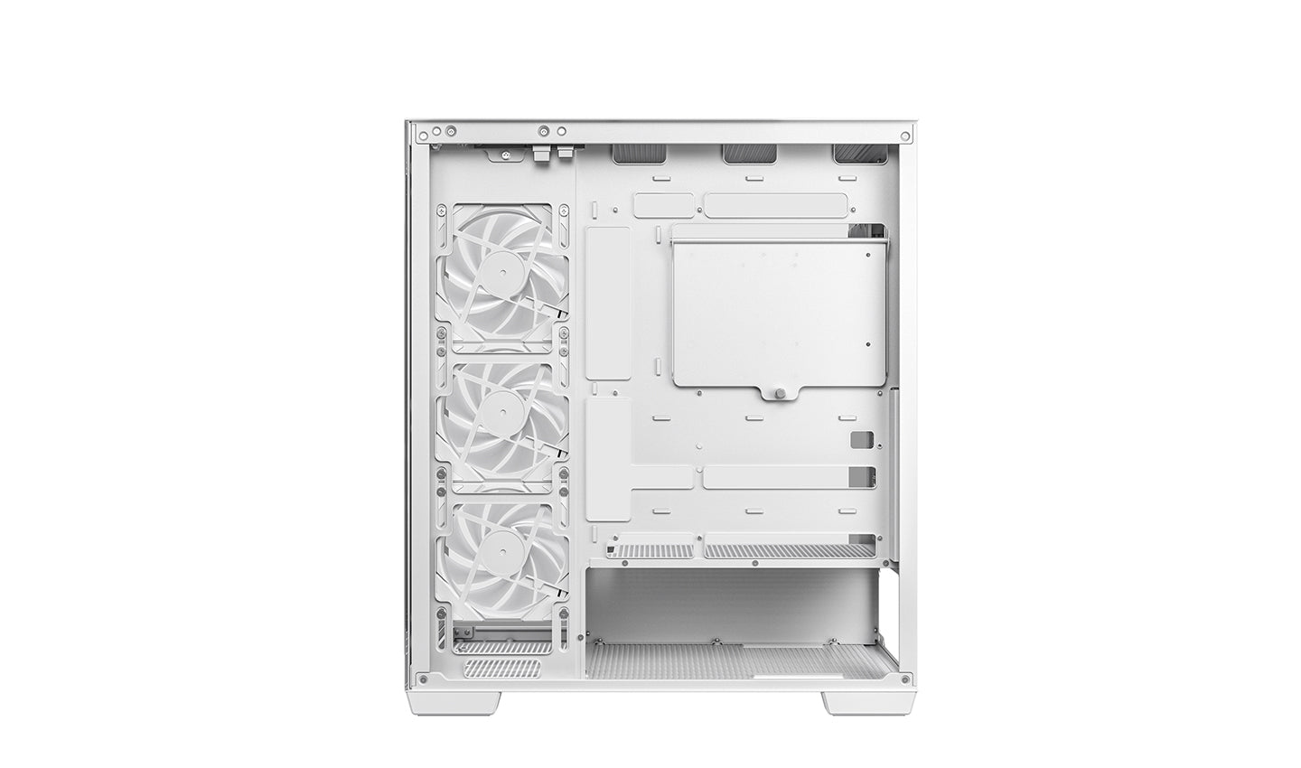 Deepcool CG580 4F, Tempered Glass, White
