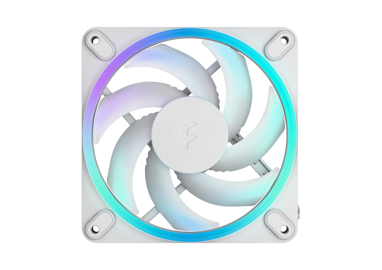 Fractal Momentum 12, Black/White 120mm Fan
